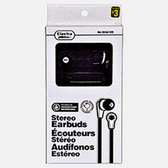 Electra Stereo Earbuds & Mic (Assorted Colours) (##)