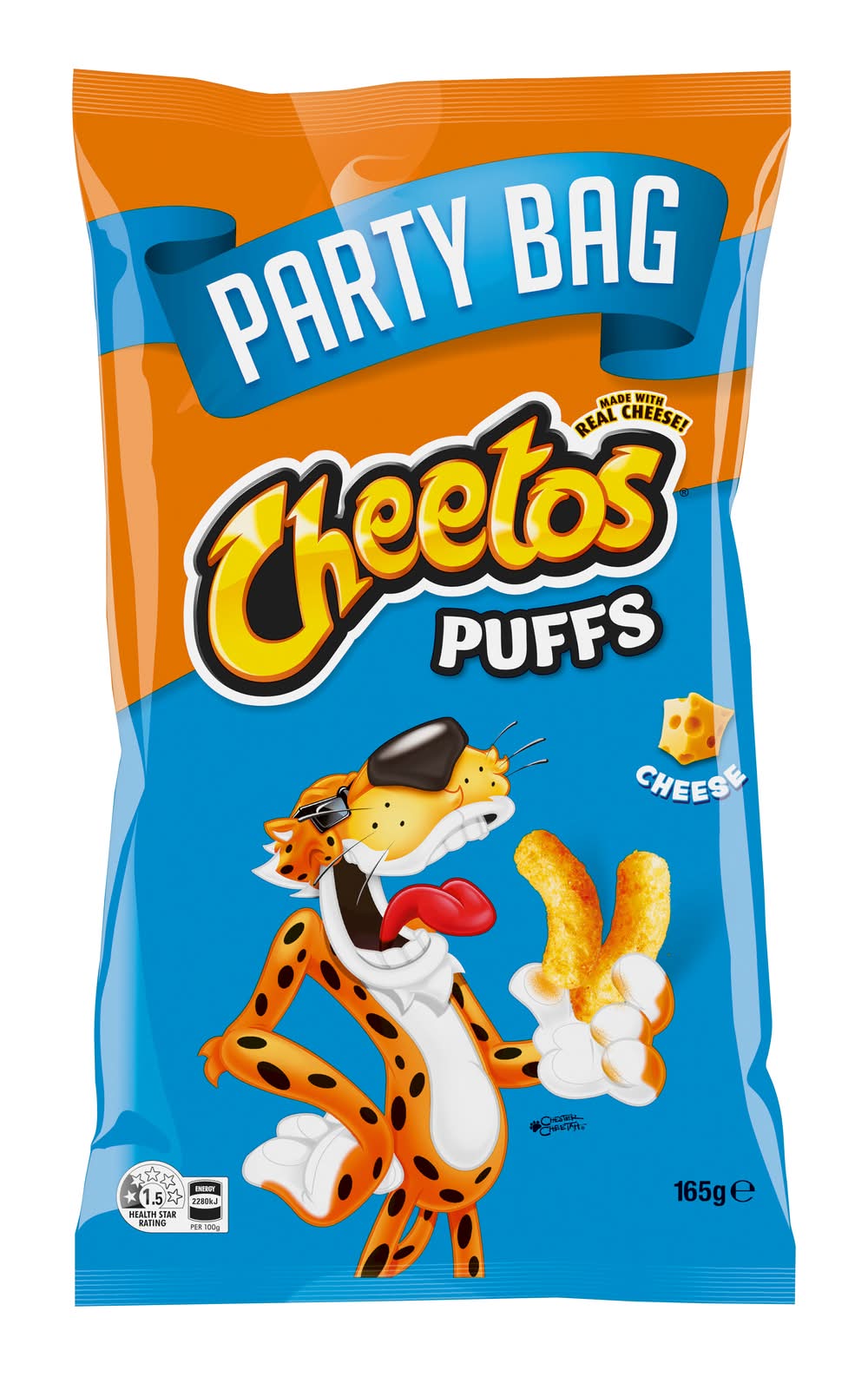 Cheetos Puffs Party Bag, Cheese (165g)