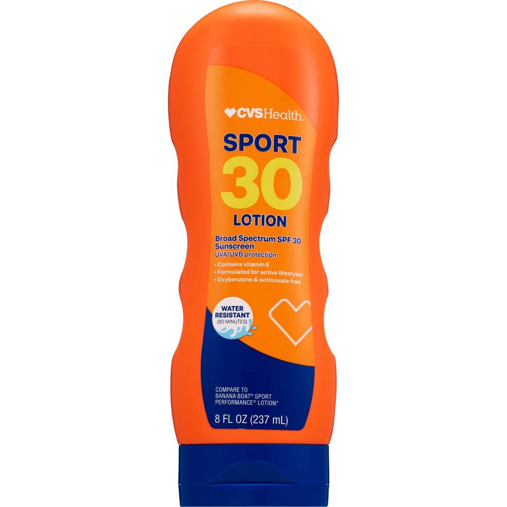 Cvs Sunscreen Sport Sun Lotion Non-Greasy Spf 30