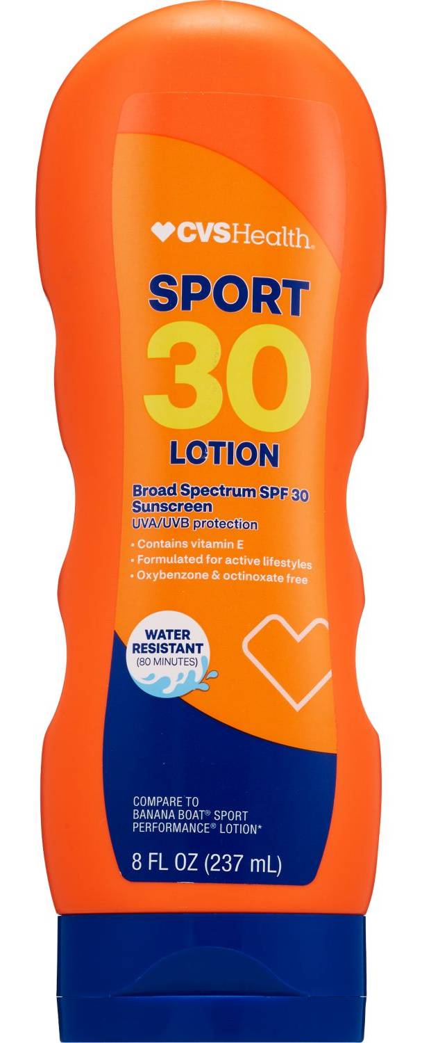 Cvs Sunscreen Sport Sun Lotion Non-Greasy Spf 30