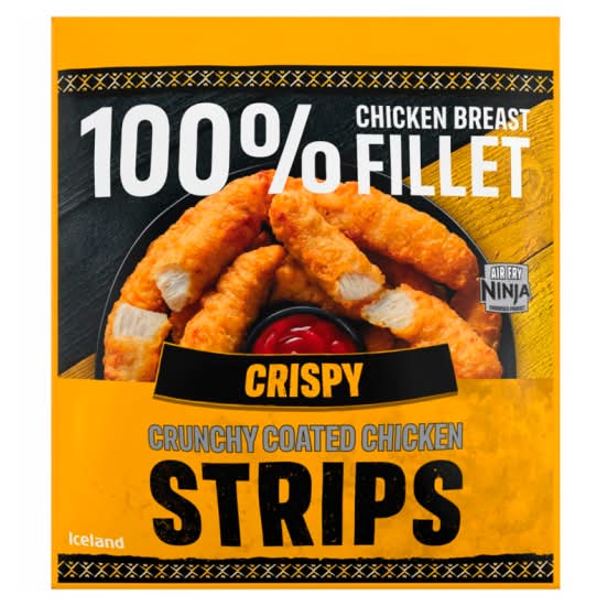 Iceland Crispy Chicken Breast Fillet Strips (500g)
