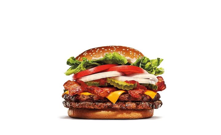 Double Whopper with Bacon & Cheese