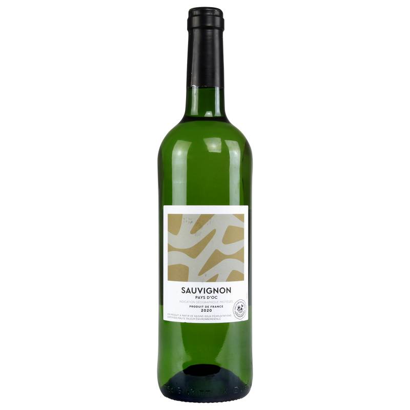 Franprix - Vin blanc sauvignon pays d'oc, 2020 (750ml)