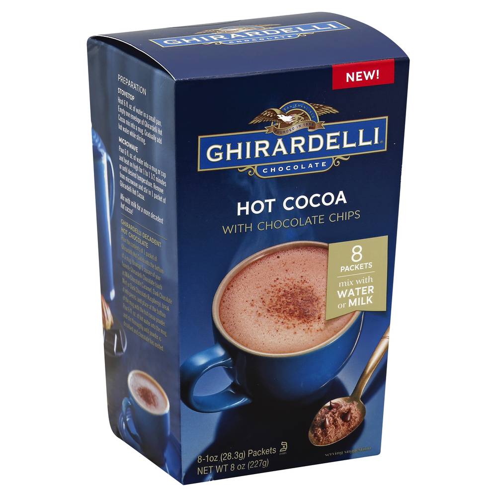 Ghirardelli Hot Cocoa With Chocolate Chips (8 oz)