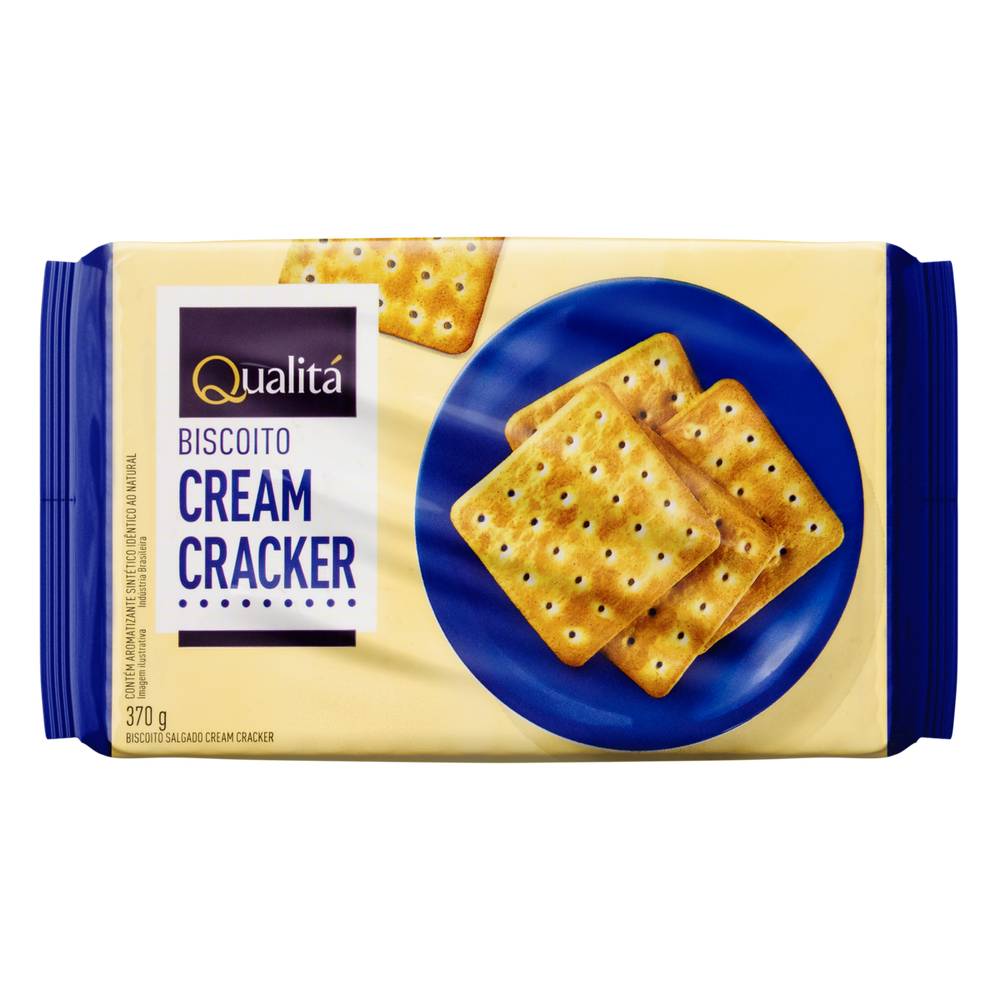 Qualitá biscoito cream cracker (370g)