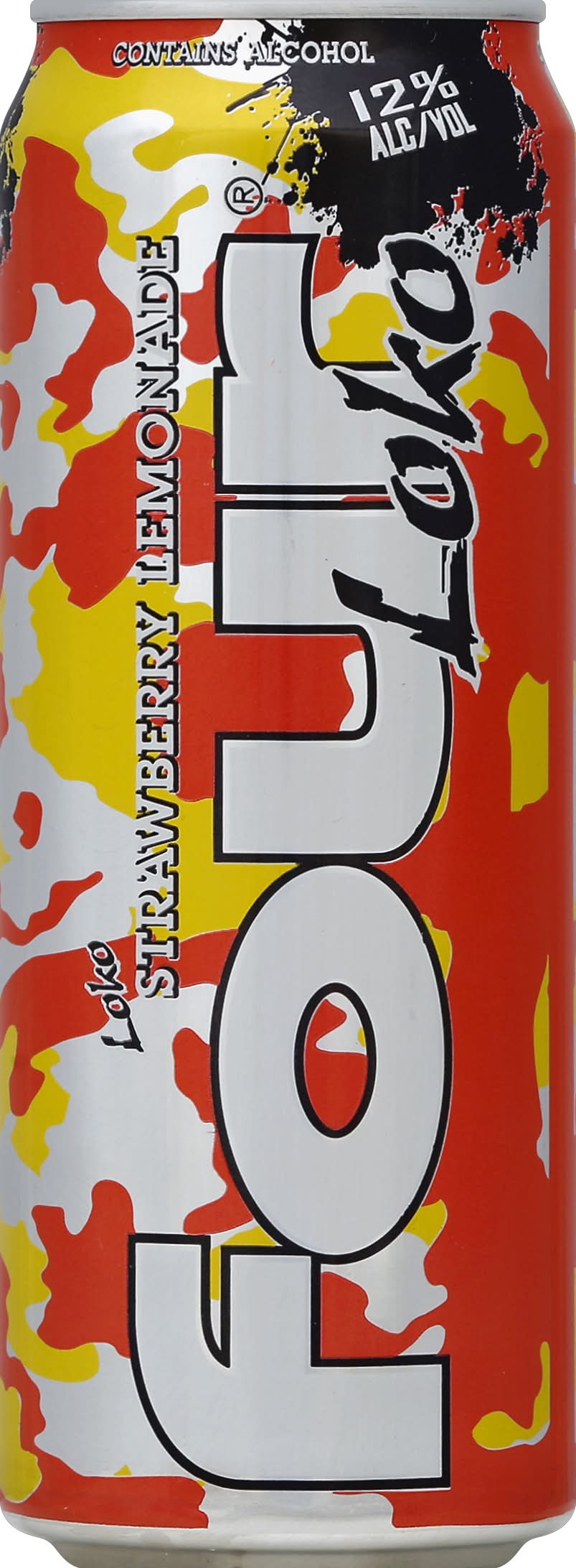 Four Loko Strawberry Lemonade Drink Beer (23.5 fl oz)