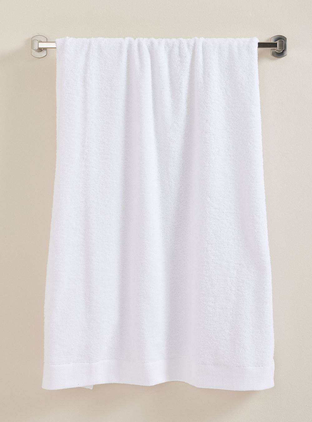 Attimo toalla sábana unicolor (color: blanco)