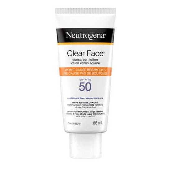 Neutrogena Clear Face Sunscreen Spf 50