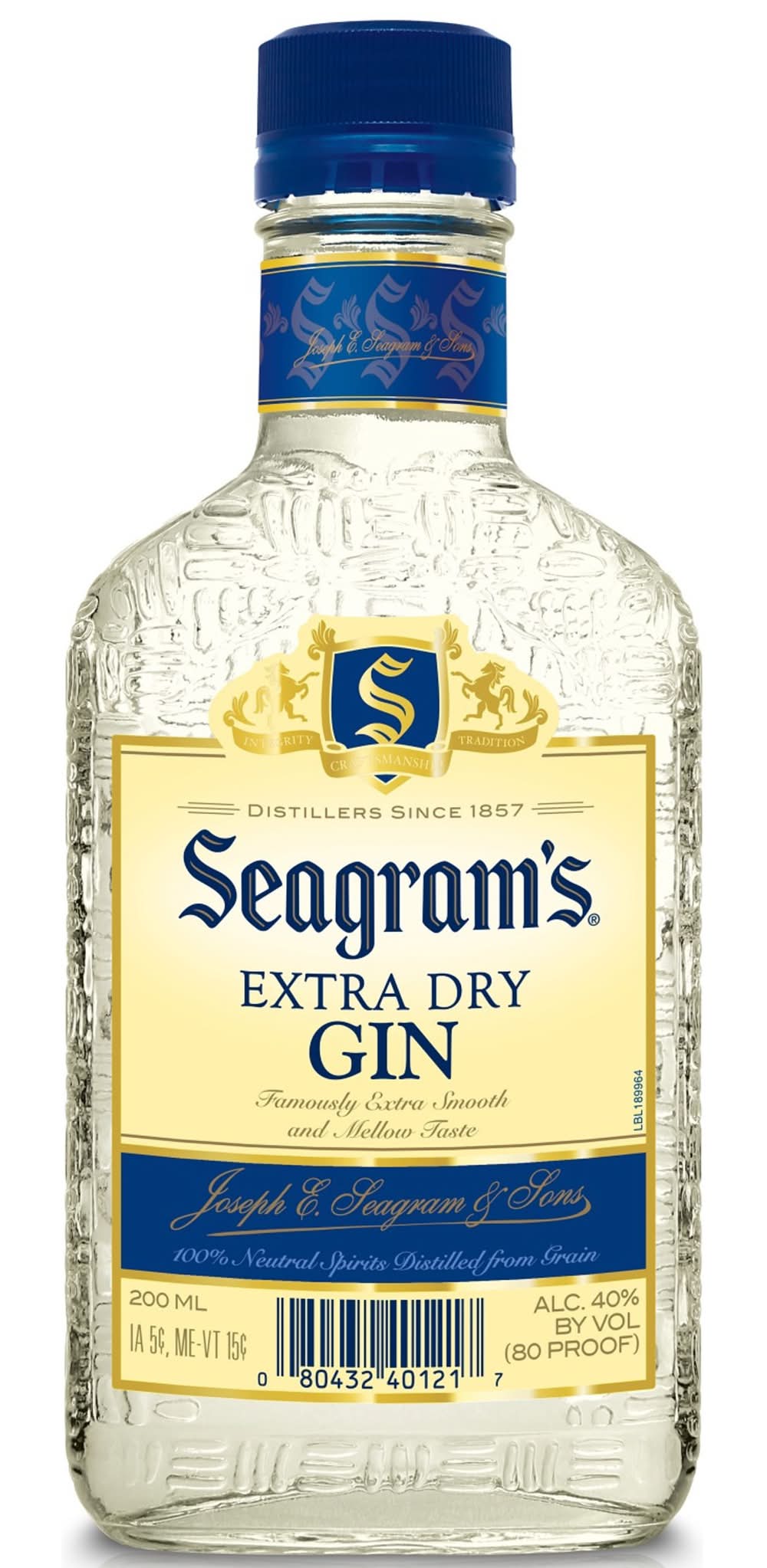 Seagram's Escapes Extra Dry Gin (200 ml)