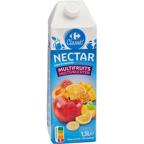 Carrefour Classic' - Nectar à base de jus concentré (1.5 L) (multi fruits)