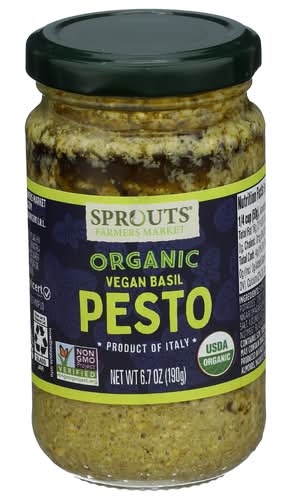 Sprouts Organic Vegan Basil Pesto
