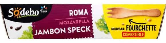 Sodebo - Salade roma avec mozzarella jambon speck tomates marinées (320g)