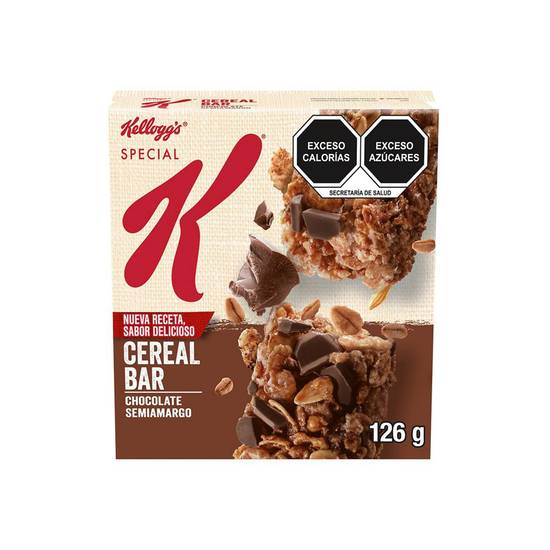 Special k barras de cereal (6 un) (chocolate semiamargo)
