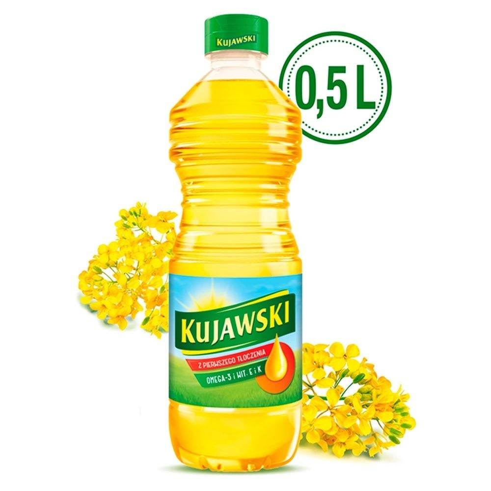 Kujawski Olej rzepakowy z pierwszego tłoczenia 500 ml