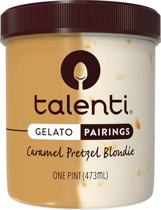 Talenti Caramel Pretzel Blondie Gelato (1 pint)