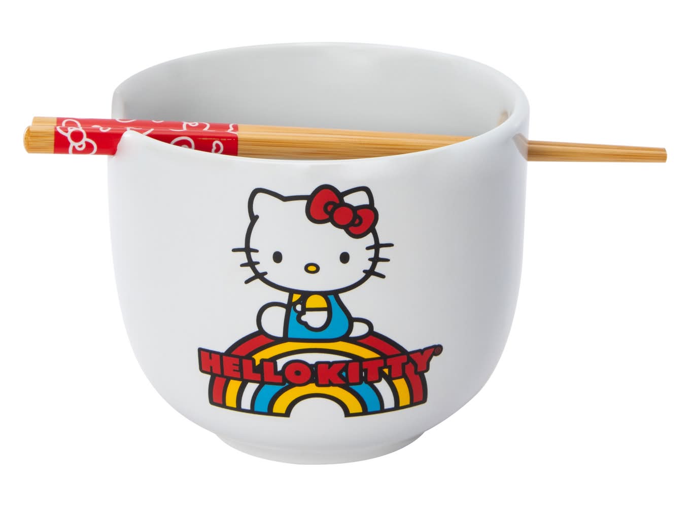 Hello Kitty® Ceramic Bowl With Chopsticks
