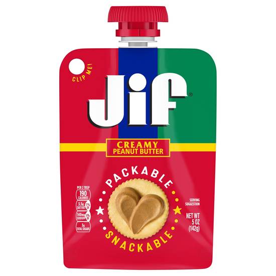 Jif Portable Squeeze Creamy Peanut Butter