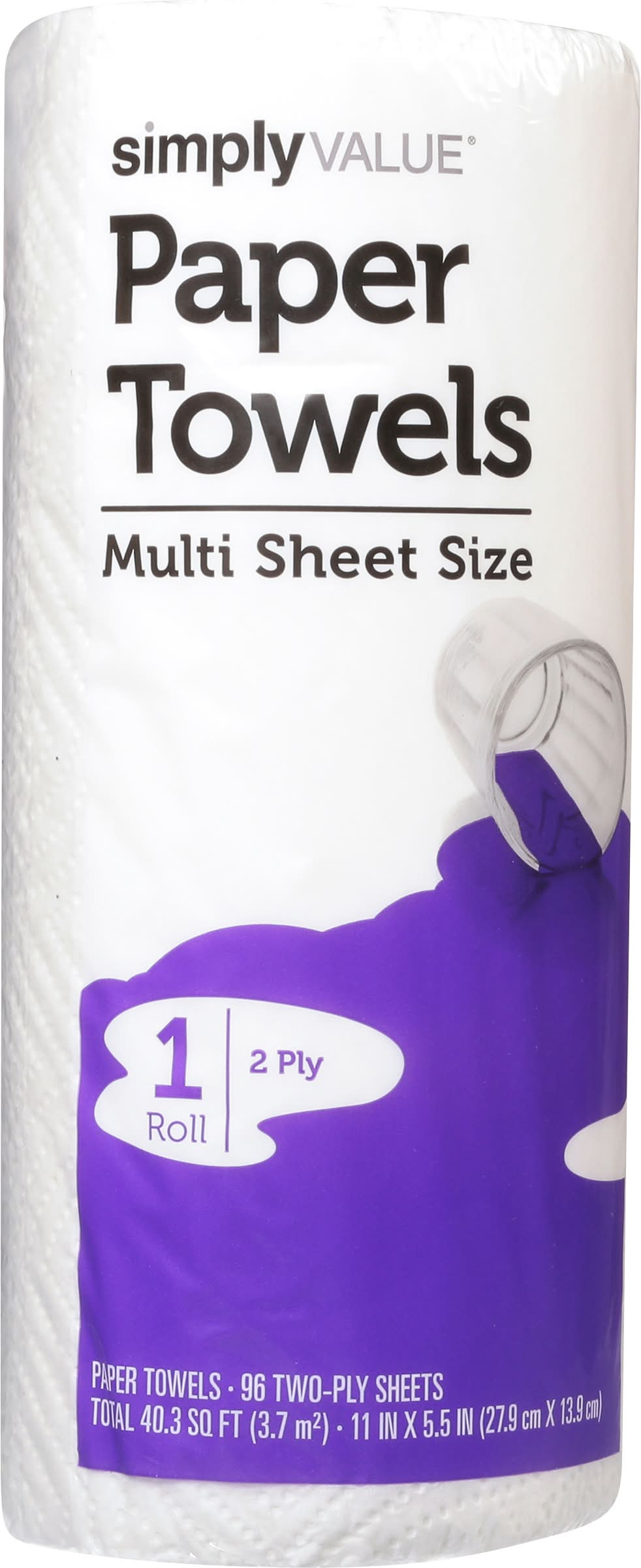 Simply Value 2 Ply Multi Sheet Size Paper Towels