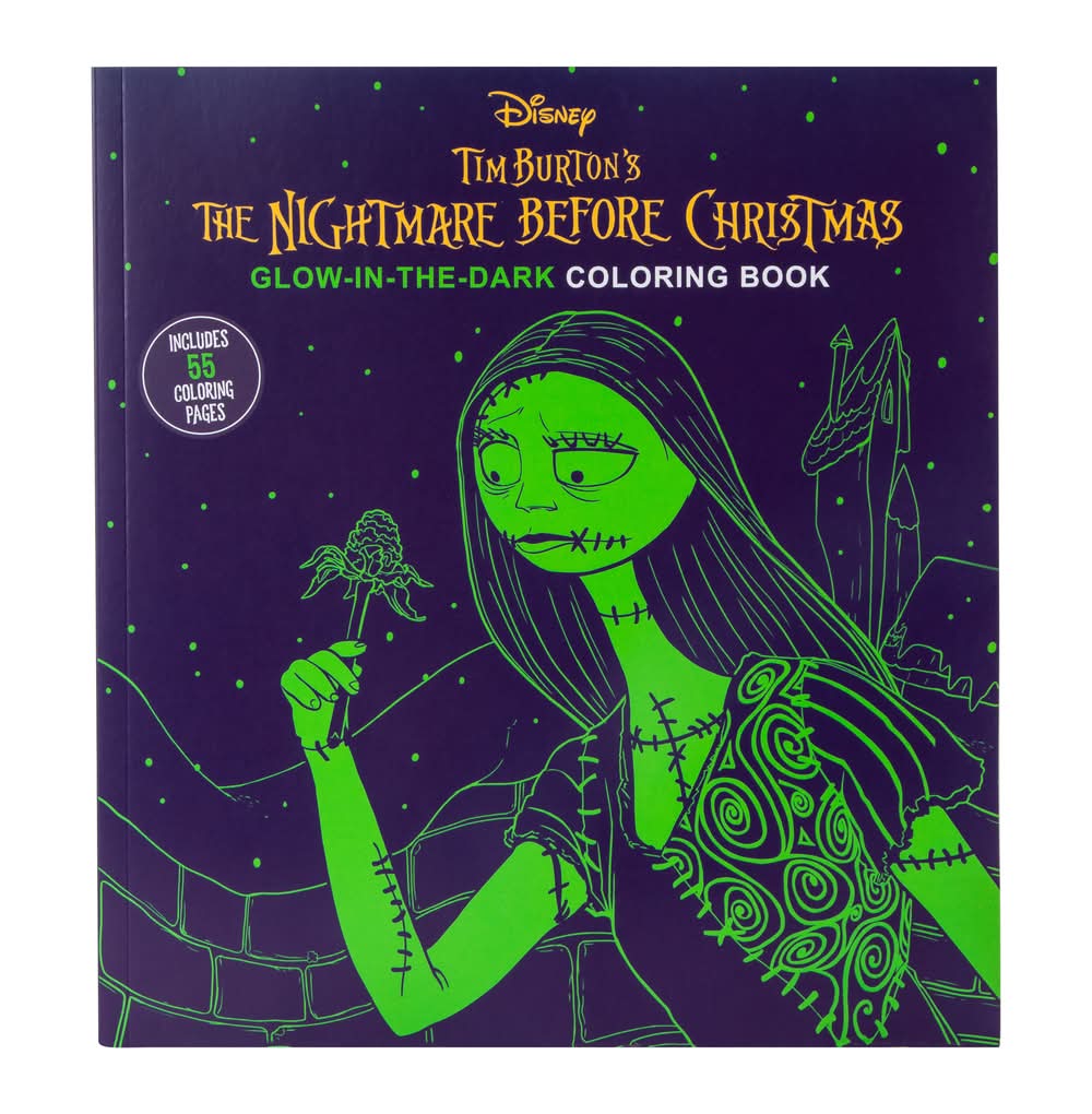 Disney Tim Burton's The Nightmare Before Christmas Glow-In-The-Dark Coloring Book 2nd edition