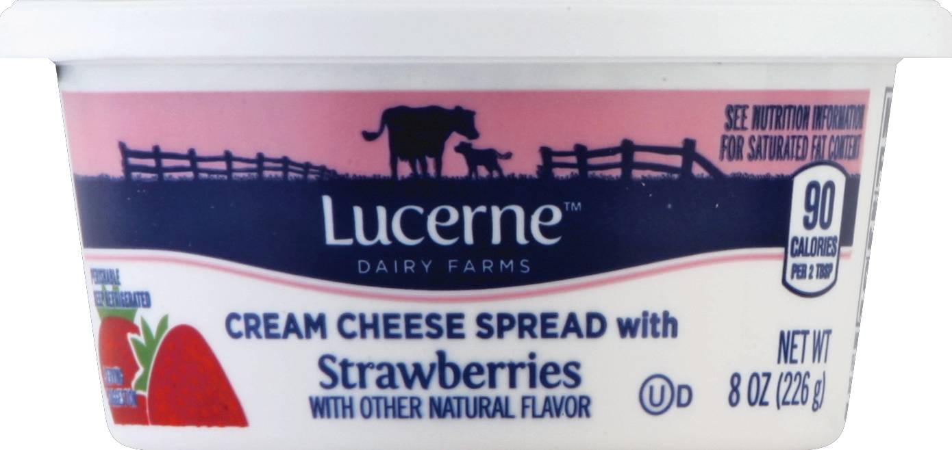 Lucerne Cream Cheese Spread With Strawberries (8 oz)