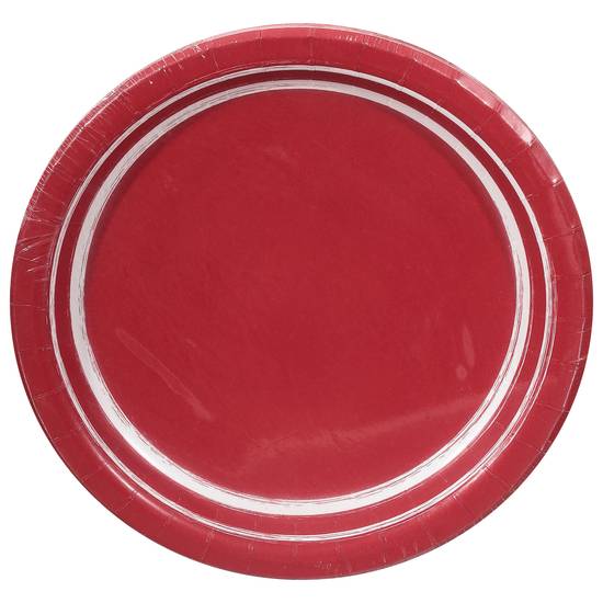 Sensations Classic Red Plates ( 10 ct)