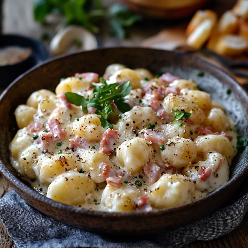 Gnocchi Carbonara