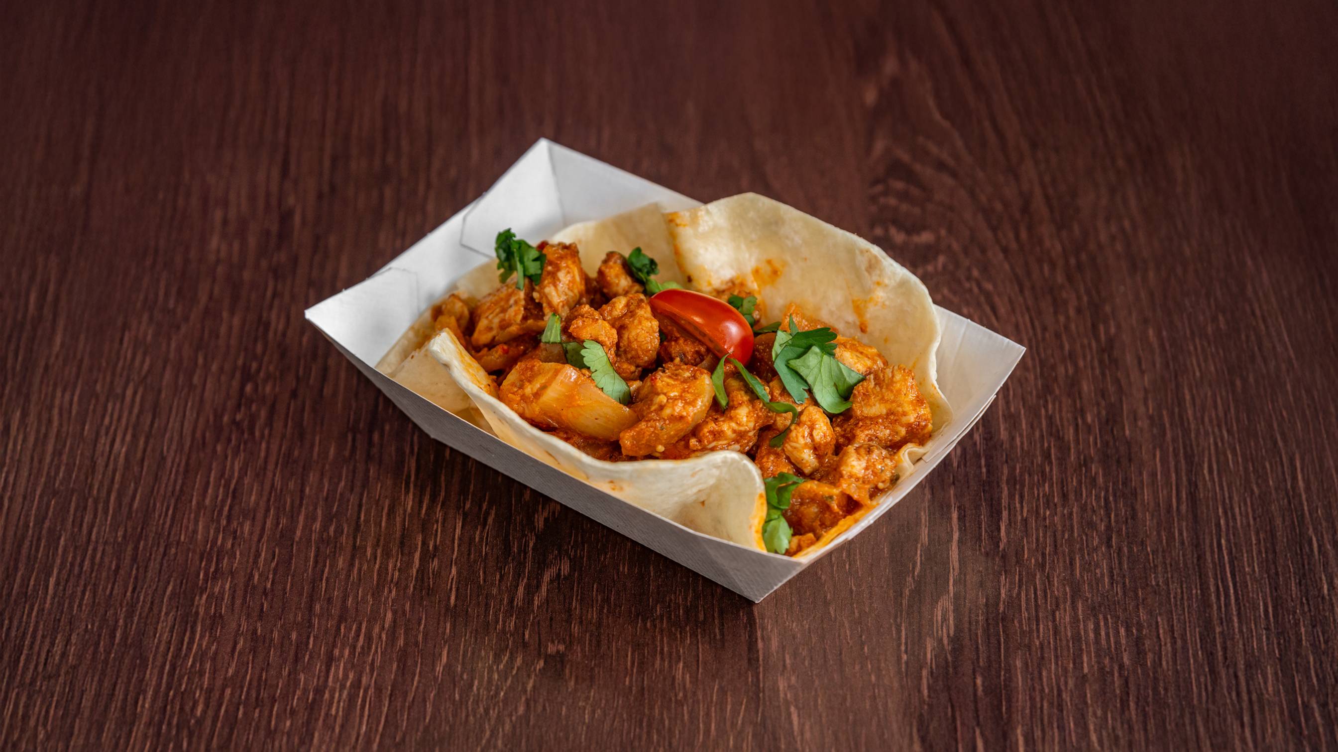 Pollo Marine au Épicé de Pollo, Poivron et Oignons