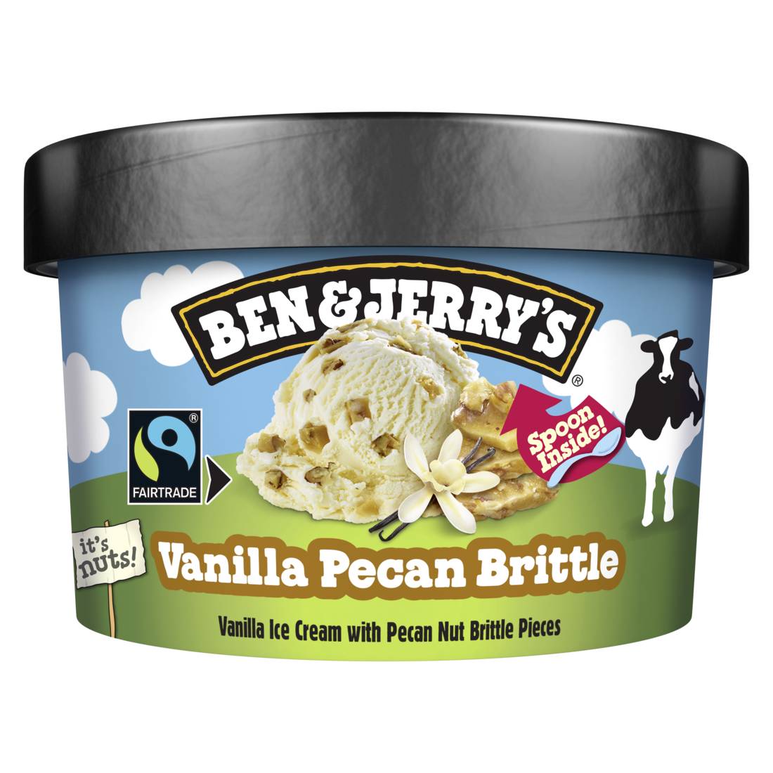 Ben & Jerry's Vanille Pecan Brittle 100ml
