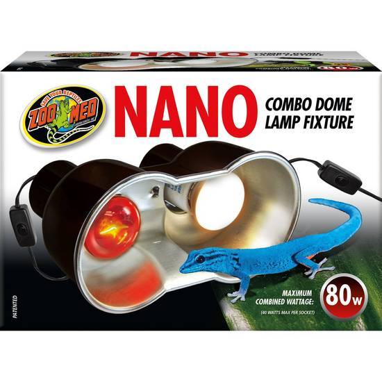 Zoo Med Nano Combo Dome Lamp Fixture, 100 Watt