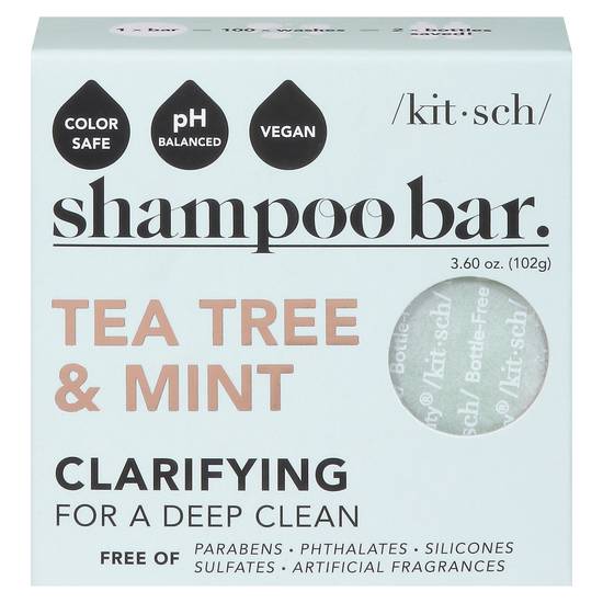Kitsch Tea Tree & Mint Clarifying Shampoo Bar