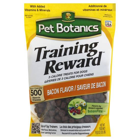 Pet Botanics Training Reward Bacon Flavor Dog Treats (500 ct)