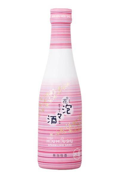 Hana Houhoushu Pink Sparkling Sake (300ml bottle)