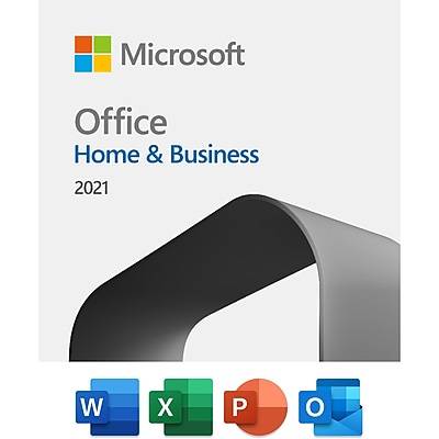 Microsoft Office Home & Business 2021 for Windows/Mac, 1 User, Product Key Card