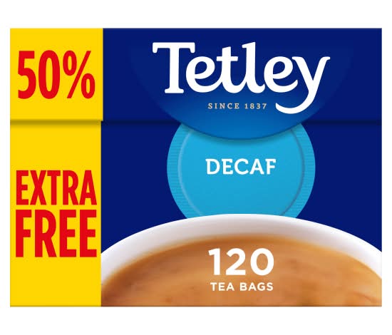 Tetley Decaf Tea Bags (120 pack)