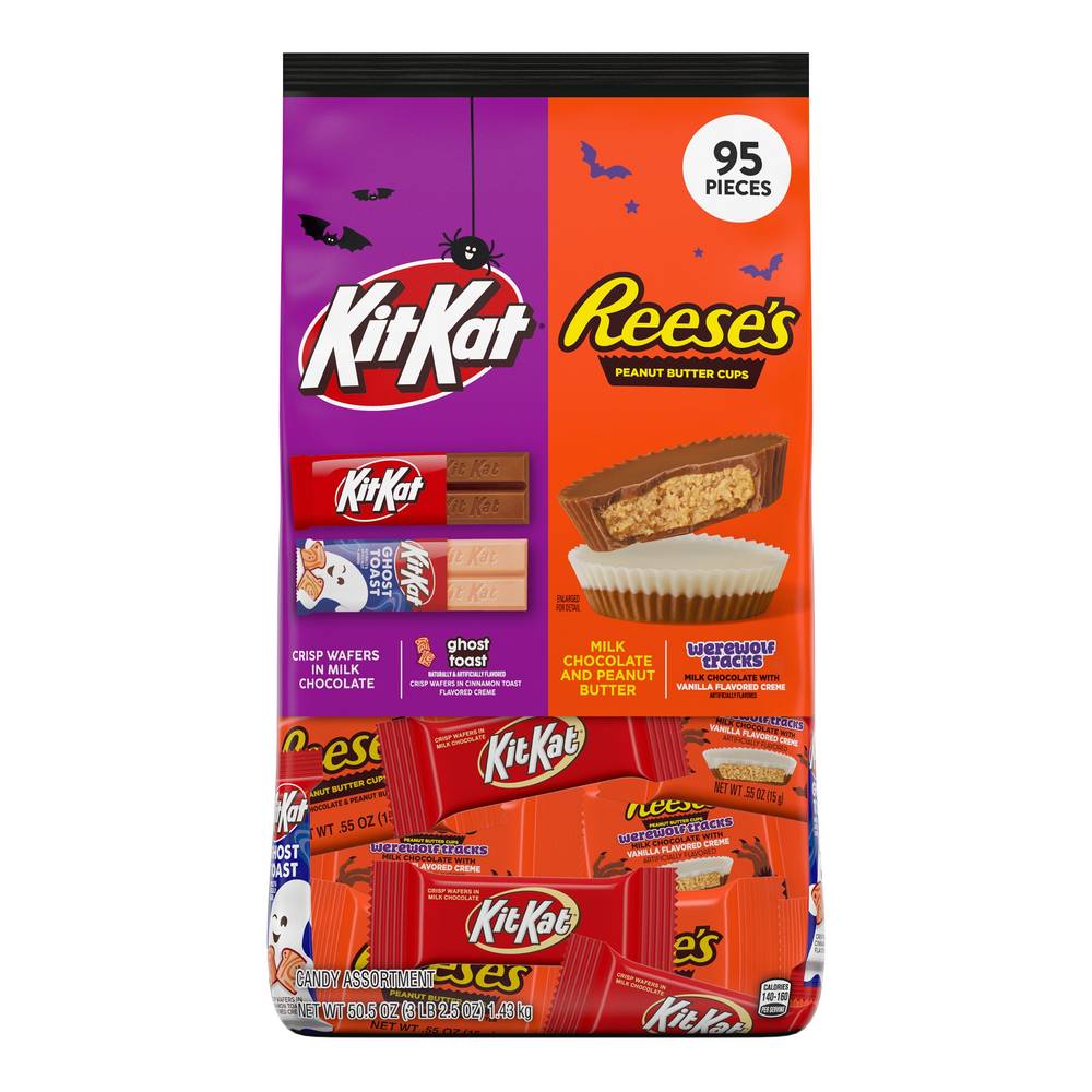 Reese's and Kit Kat Assorted Candy (50.5 oz, 95 ct)