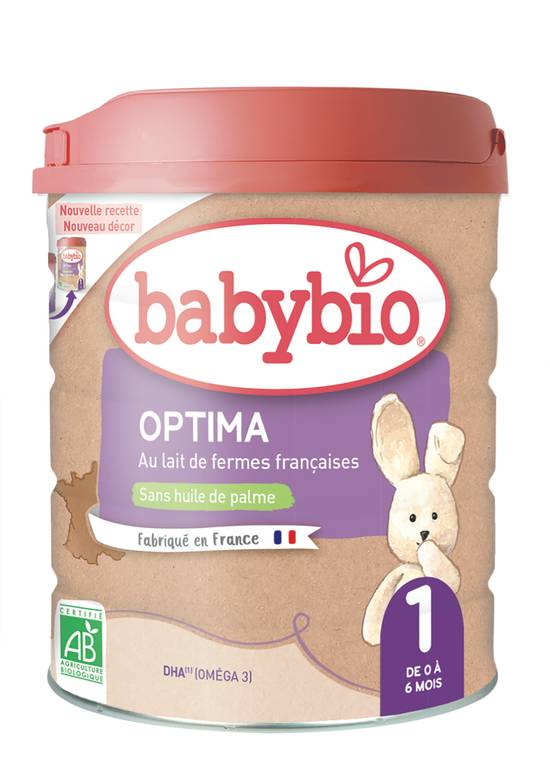Babybio - Optima lait pour nourissons biologique en poudre de 0 à 6 mois