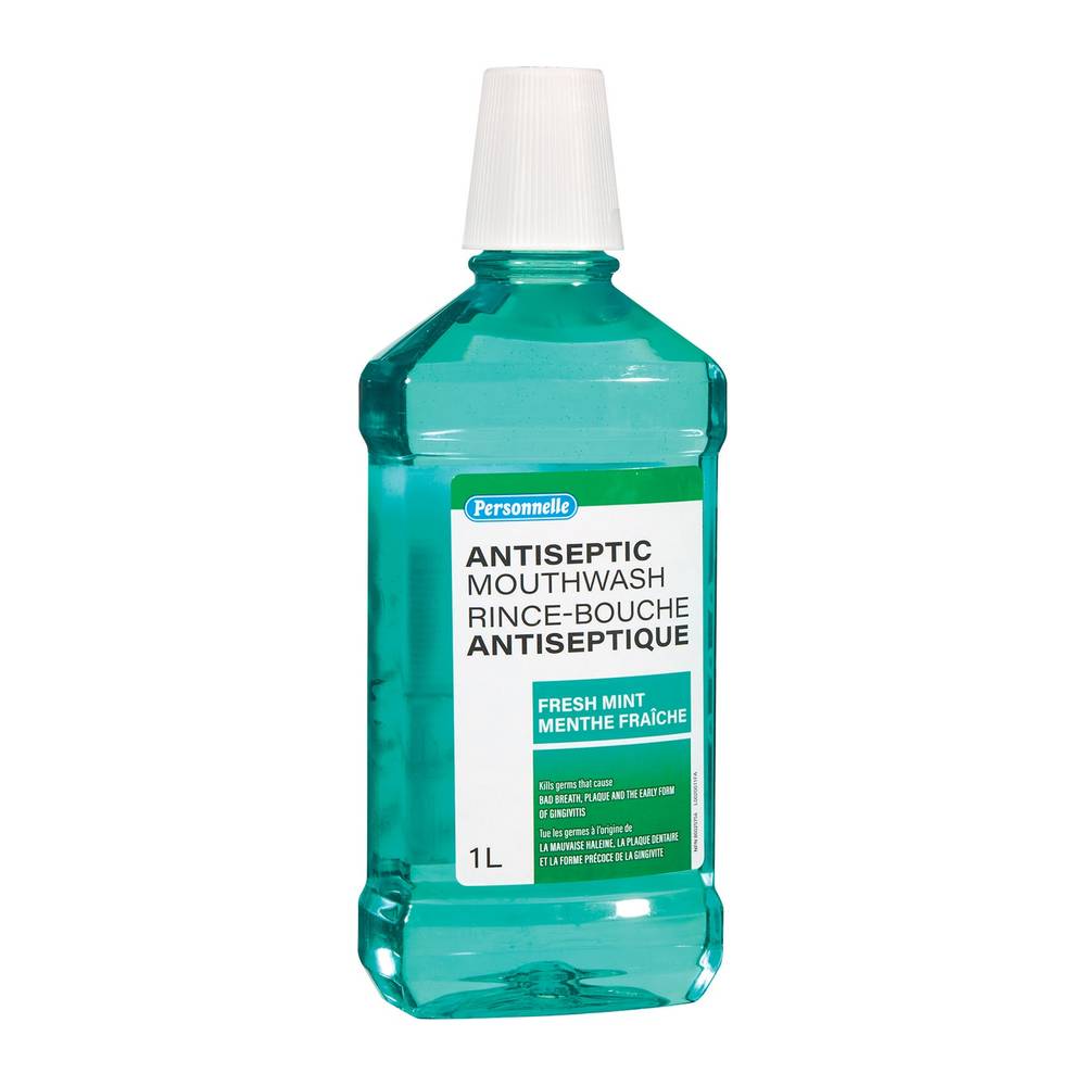 Personnelle rince bouche antiseptique (menthe fraîche)