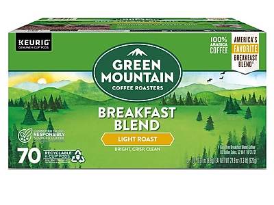 Green Mountain Coffee Roasters Breakfast Blend Coffee Keurig K Cup (21.9 oz) (light roast)