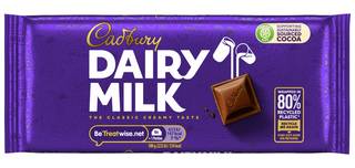 Cadbury Dairy Milk Chocolate Bar 110g