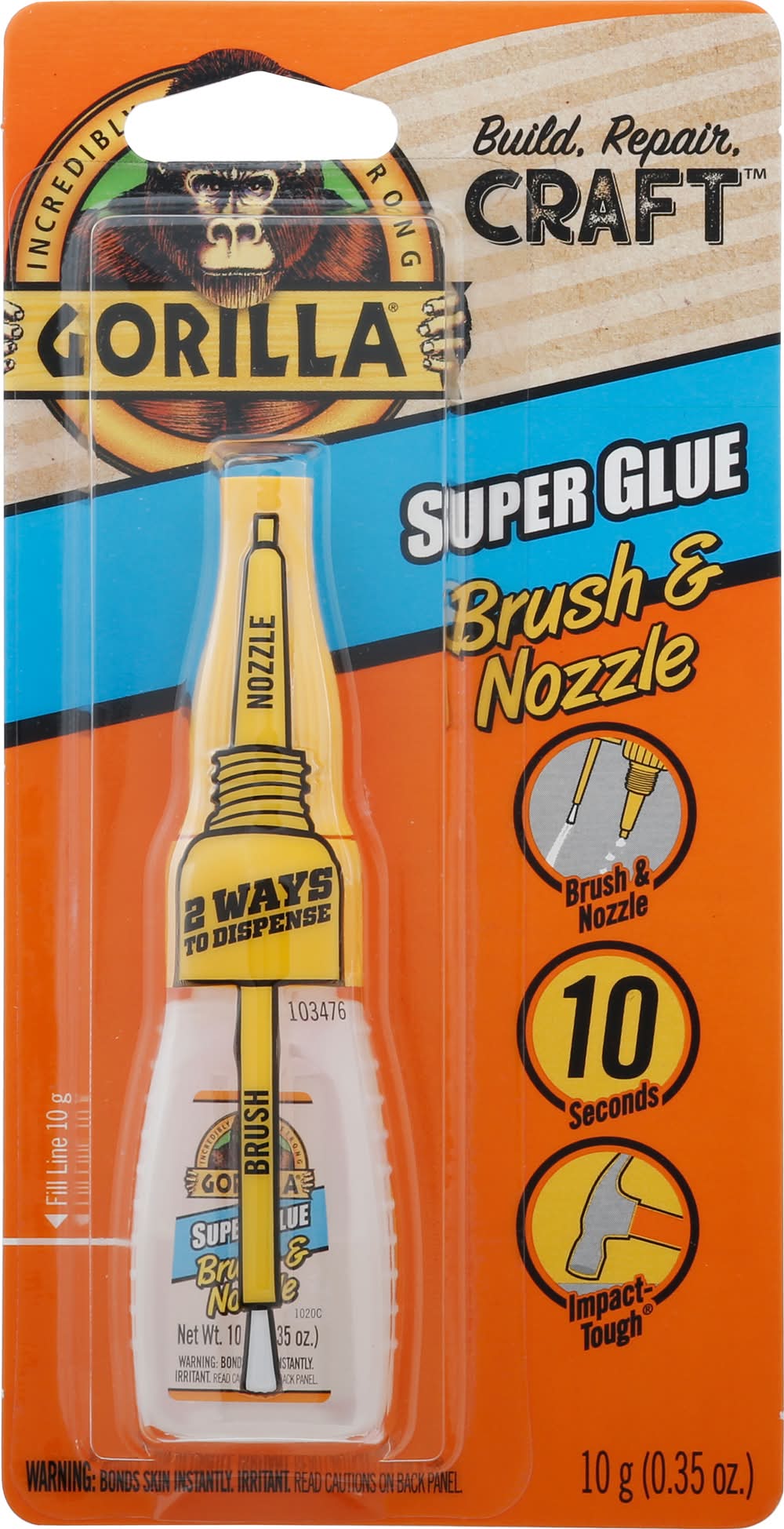 Gorilla Brush & Nozzle Super Glue