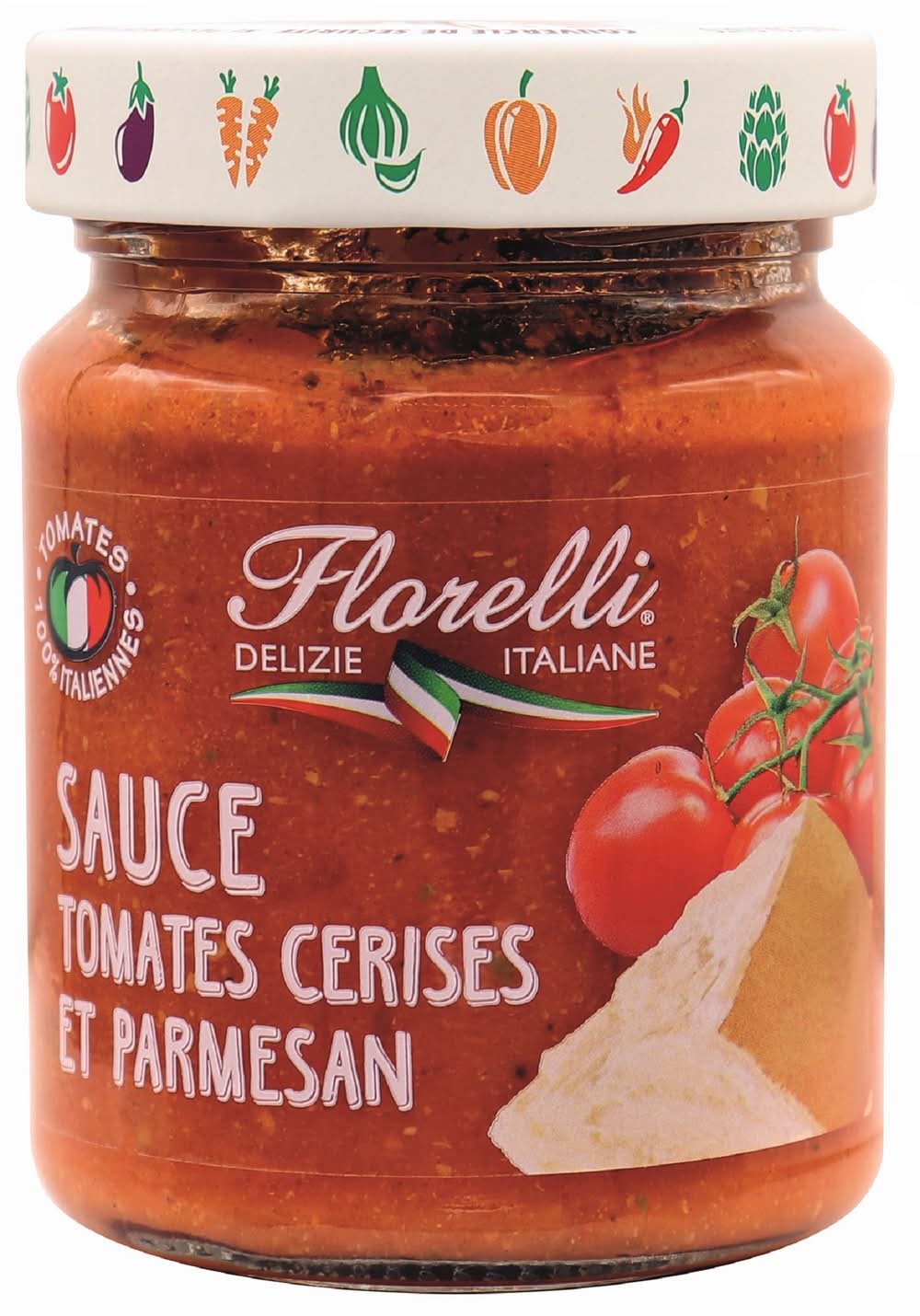 Florelli - Sauce aux tomates, cerise et parmesan (250g)