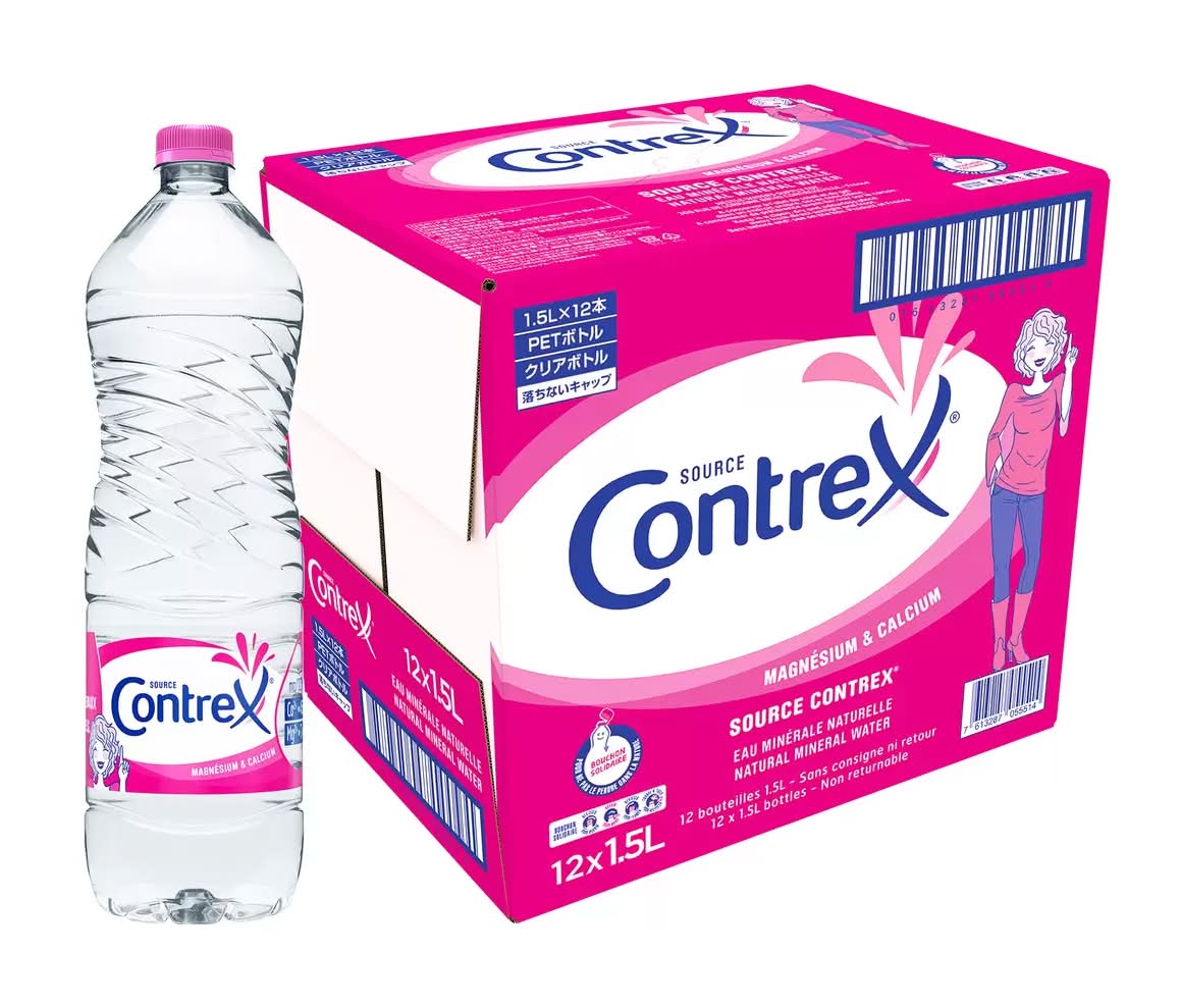 コントレックス ミネラルウォーター 1.5L X 12 本　（硬水）