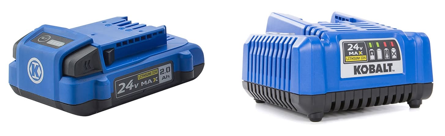 Kobalt 24 -Volt 1 -Pack Lithium-ion ( 2 Ah Battery and Charger )