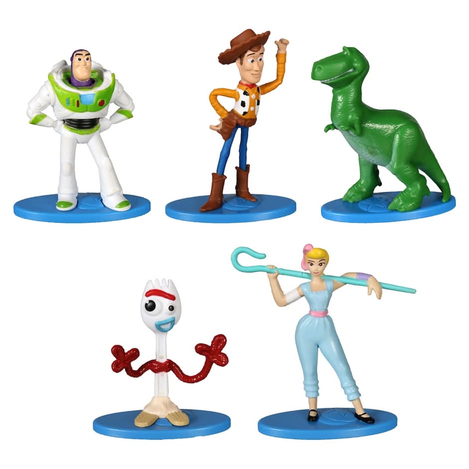 Mattel Disney-Pixar Toy Story 4 Characters Mini Figurines, 3.5x1.125x4.5 in