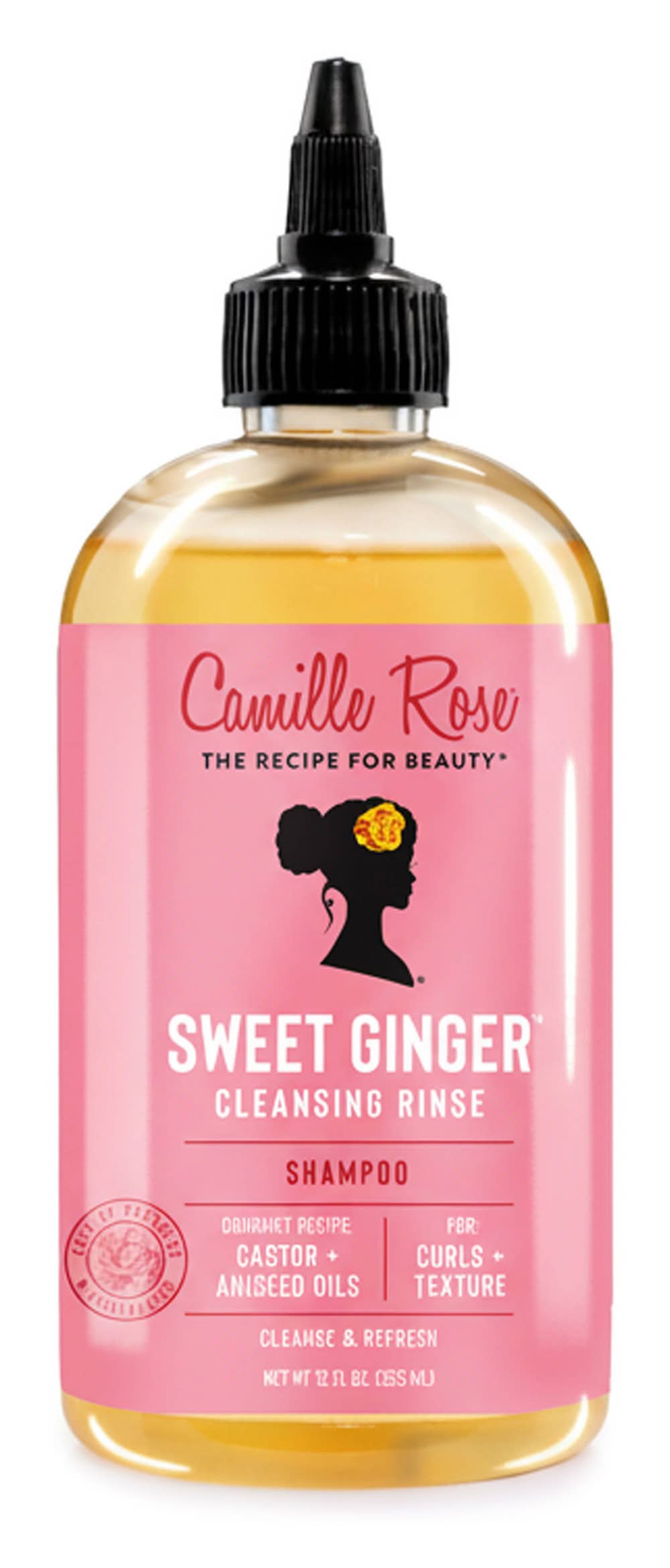Camille Rose Sweet Ginger Cleansing Rinse Shampoo, Lemon (12 oz)