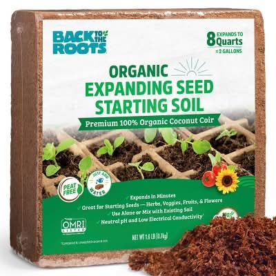 Back to the Roots Organic Expanding Seed Starting Soil