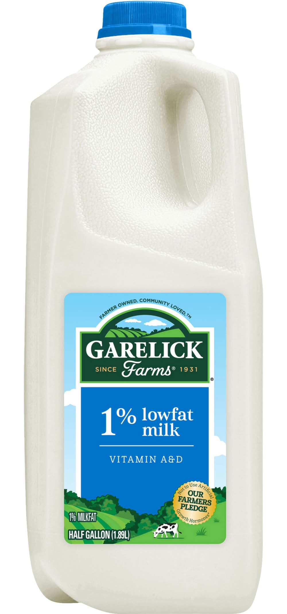 Garelick Farms Dairy Pure Lowfat Milk (0.5 gal)
