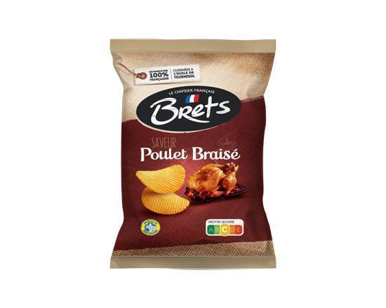 Chips ondulé Poulet Braisé BRET'S - Sachet de 125g