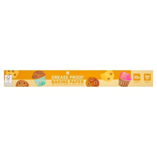 Co-Op Greaseproof Baking Paper 10m