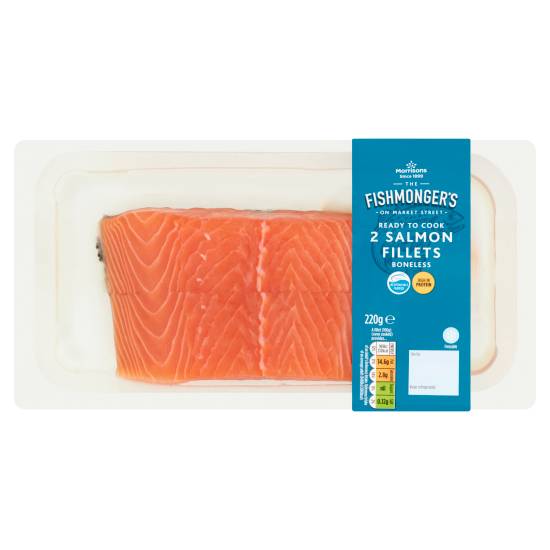 Morrisons Salmon Fillets Boneless (2 pack)